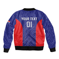 Personalized Croatia 2024 Football Bomber Jacket Hrvatska Vatreni - Wonder Print Shop