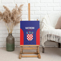 Croatia 2024 Football Canvas Wall Art Hrvatska Vatreni - Wonder Print Shop