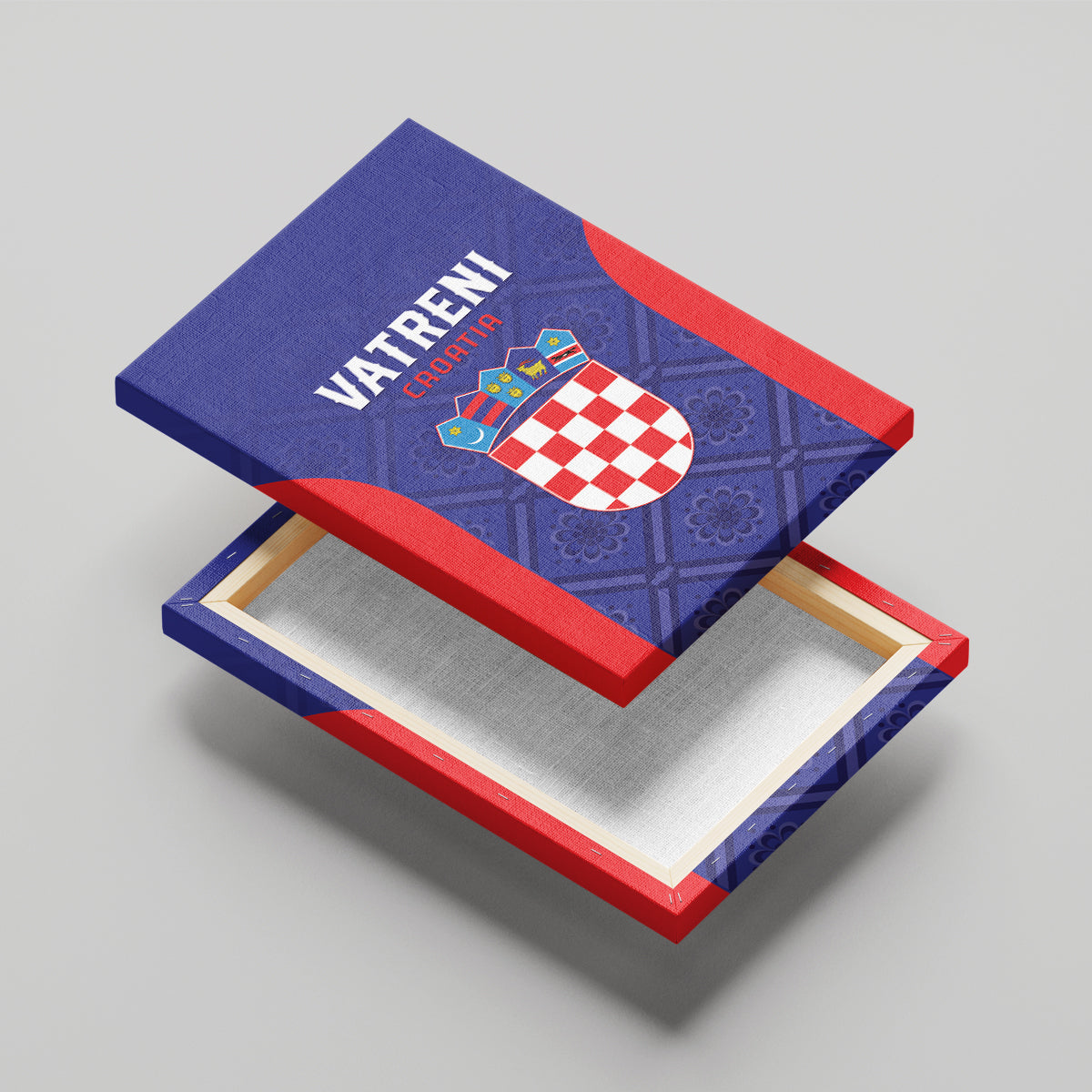 Croatia 2024 Football Canvas Wall Art Hrvatska Vatreni - Wonder Print Shop