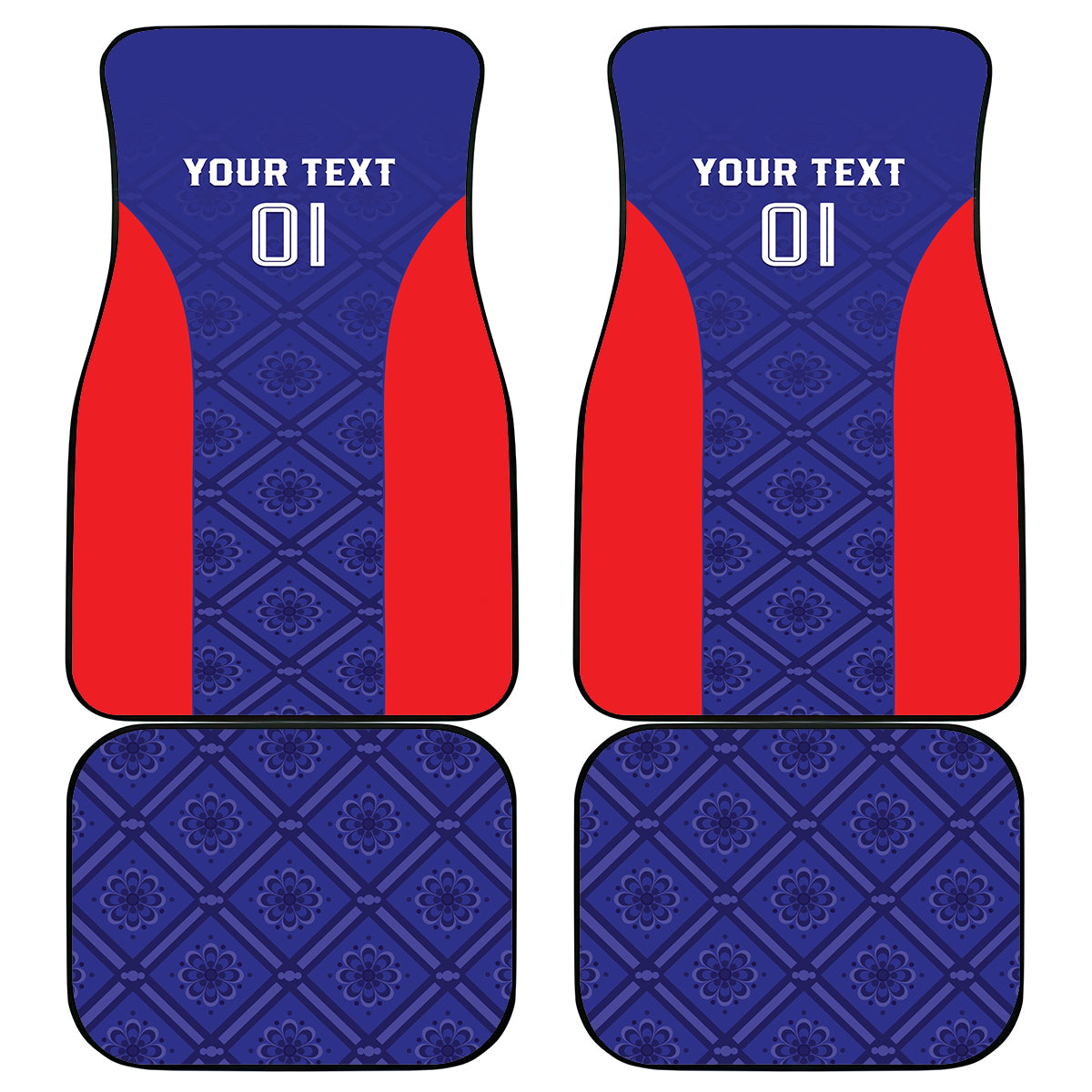 Croatia 2024 Football Car Mats Hrvatska Vatreni - Wonder Print Shop