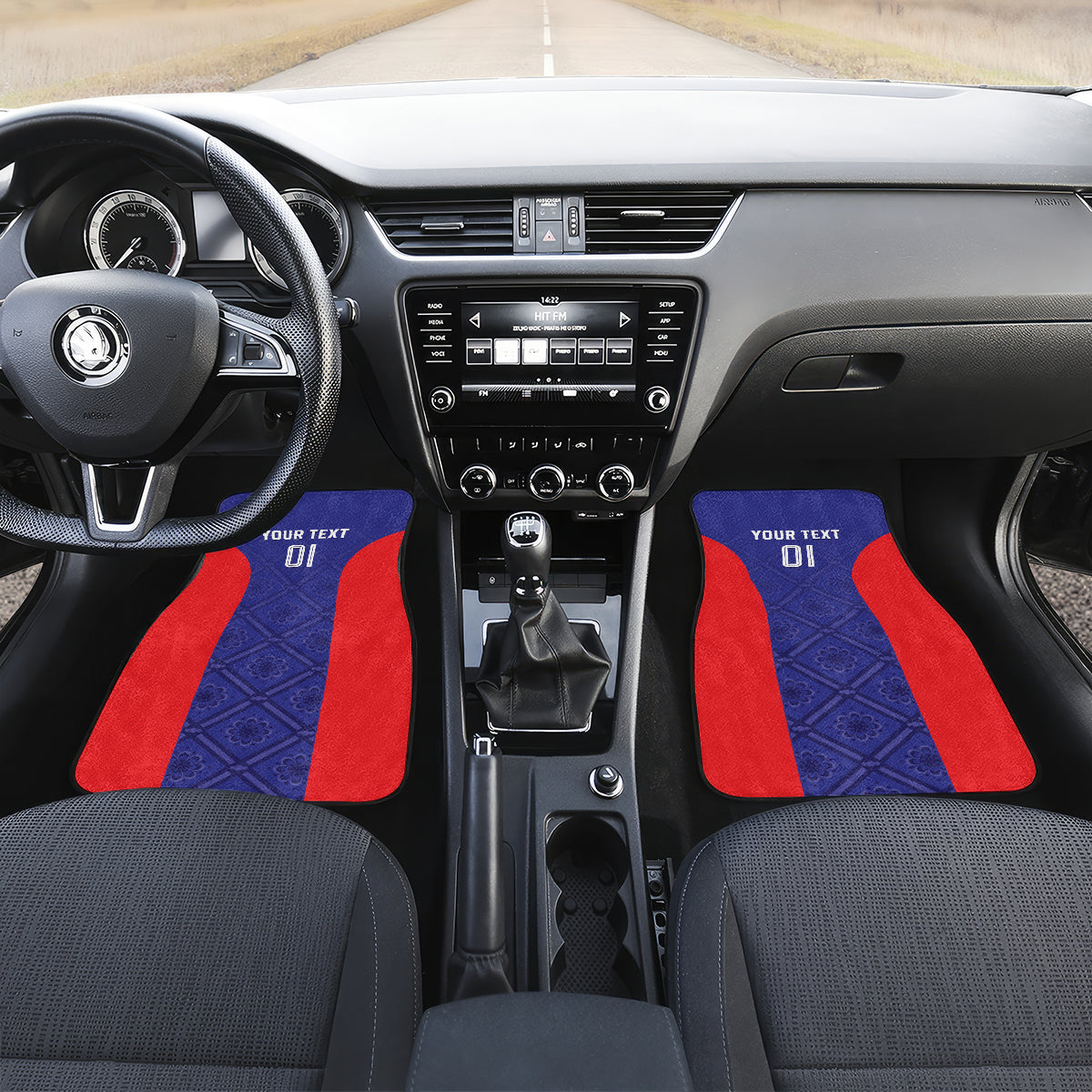 Croatia 2024 Football Car Mats Hrvatska Vatreni - Wonder Print Shop