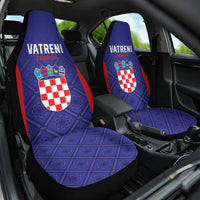 Croatia 2024 Football Car Seat Cover Hrvatska Vatreni - Wonder Print Shop