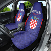 Croatia 2024 Football Car Seat Cover Hrvatska Vatreni - Wonder Print Shop