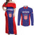 Personalized Croatia 2024 Football Couples Matching Off Shoulder Maxi Dress and Long Sleeve Button Shirt Hrvatska Vatreni - Wonder Print Shop