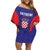 Personalized Croatia 2024 Football Family Matching Off Shoulder Short Dress and Hawaiian Shirt Hrvatska Vatreni - Wonder Print Shop