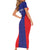 Personalized Croatia 2024 Football Family Matching Short Sleeve Bodycon Dress and Hawaiian Shirt Hrvatska Vatreni - Wonder Print Shop