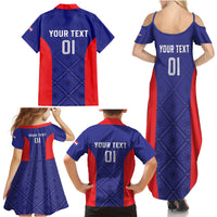 Personalized Croatia 2024 Football Family Matching Summer Maxi Dress and Hawaiian Shirt Hrvatska Vatreni - Wonder Print Shop