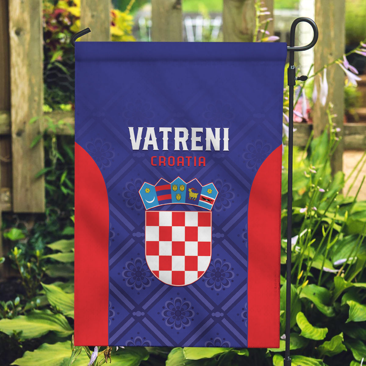 Croatia 2024 Football Garden Flag Hrvatska Vatreni - Wonder Print Shop