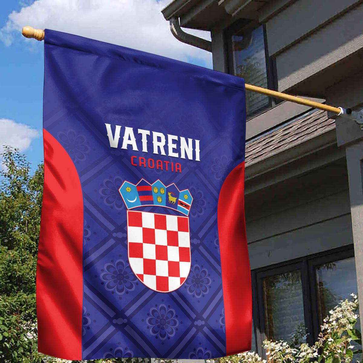 Croatia 2024 Football Garden Flag Hrvatska Vatreni - Wonder Print Shop