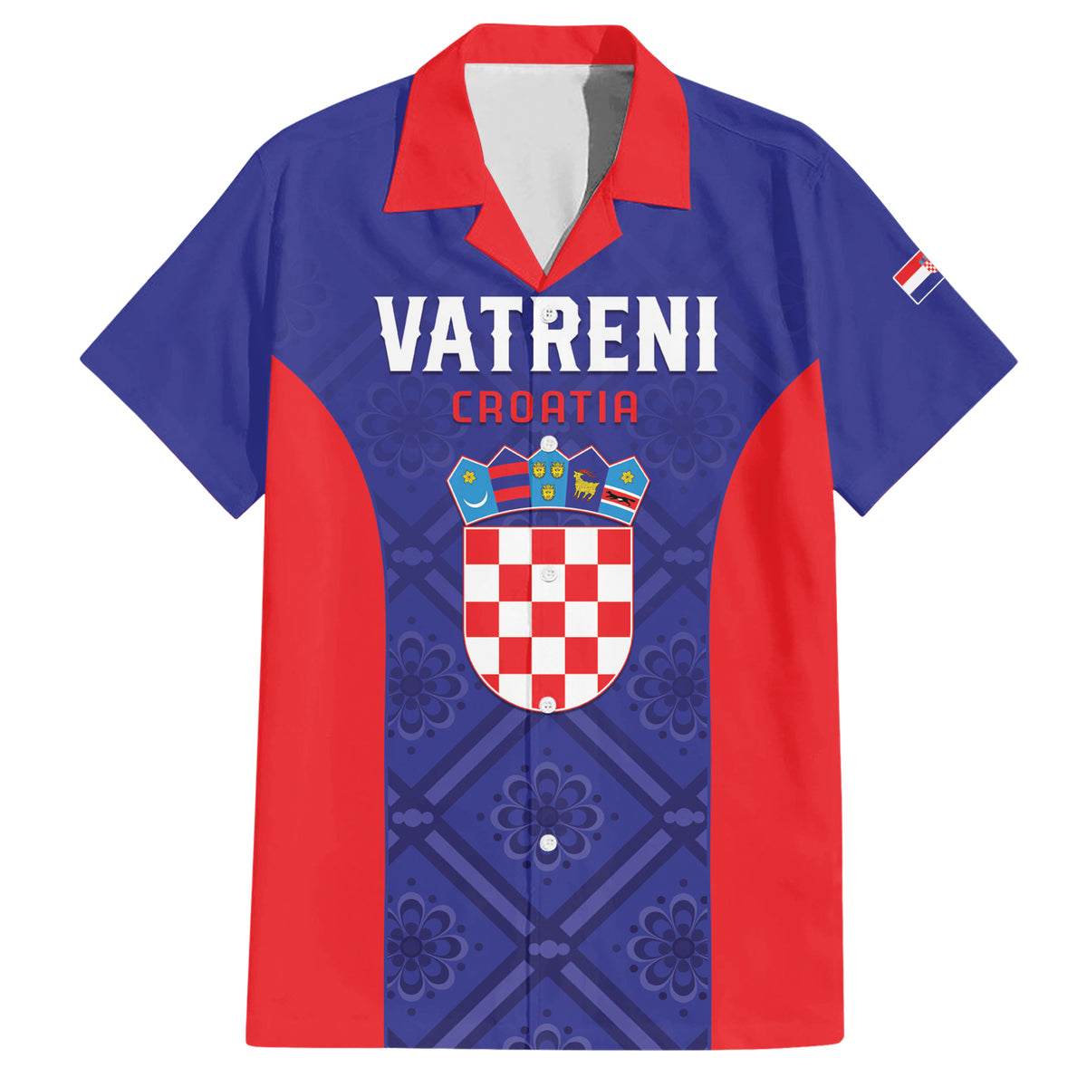 Personalized Croatia 2024 Football Hawaiian Shirt Hrvatska Vatreni - Wonder Print Shop
