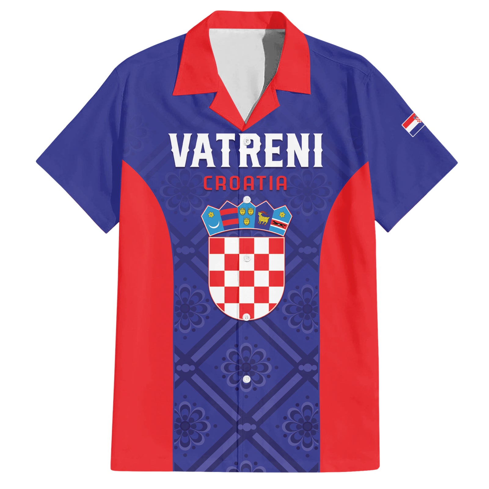 Personalized Croatia 2024 Football Hawaiian Shirt Hrvatska Vatreni