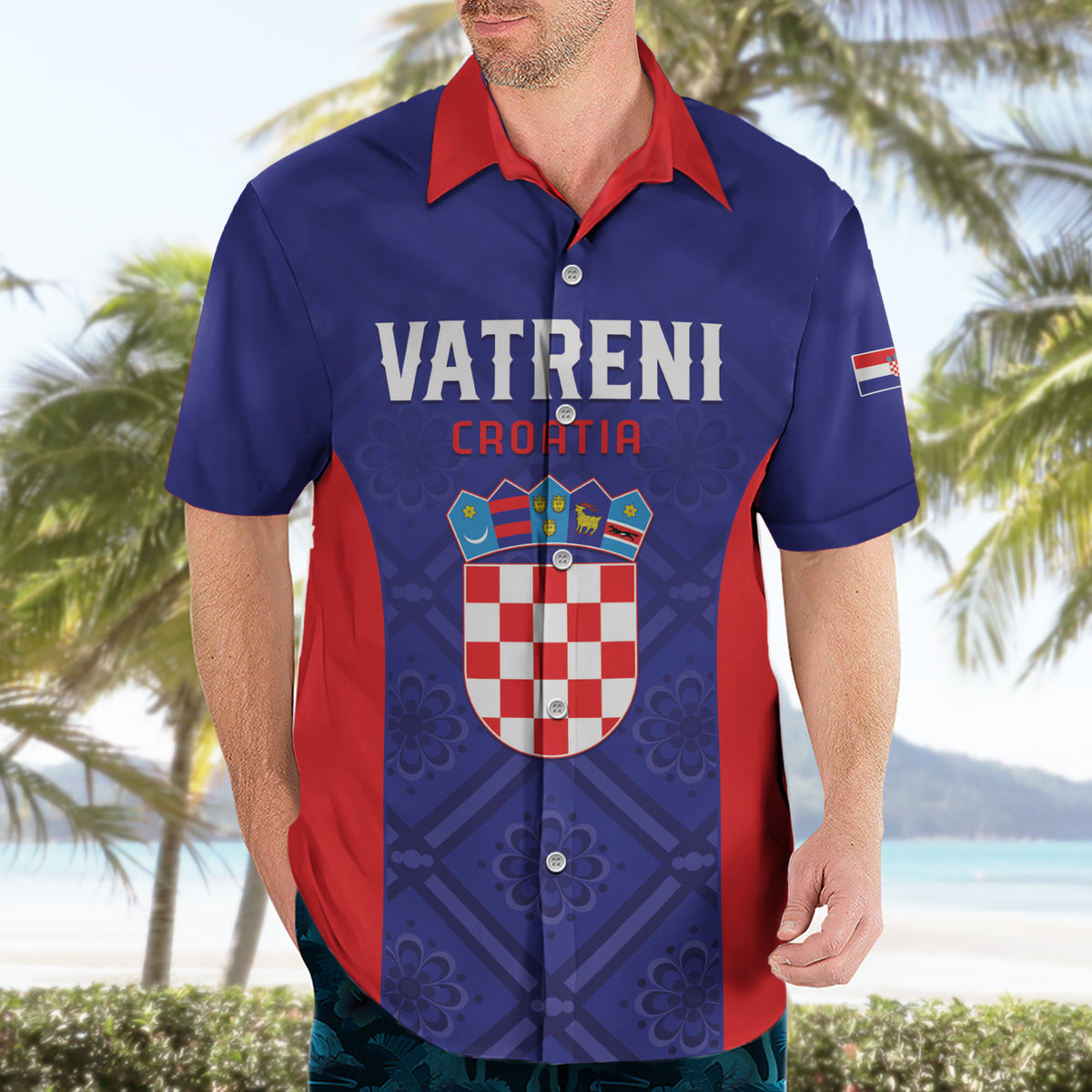 Personalized Croatia 2024 Football Hawaiian Shirt Hrvatska Vatreni - Wonder Print Shop