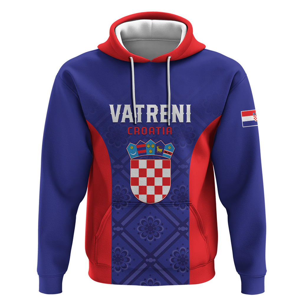 Personalized Croatia 2024 Football Hoodie Hrvatska Vatreni