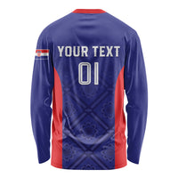 Personalized Croatia 2024 Football Long Sleeve Shirt Hrvatska Vatreni - Wonder Print Shop