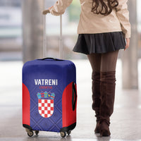 Croatia 2024 Football Luggage Cover Hrvatska Vatreni - Wonder Print Shop