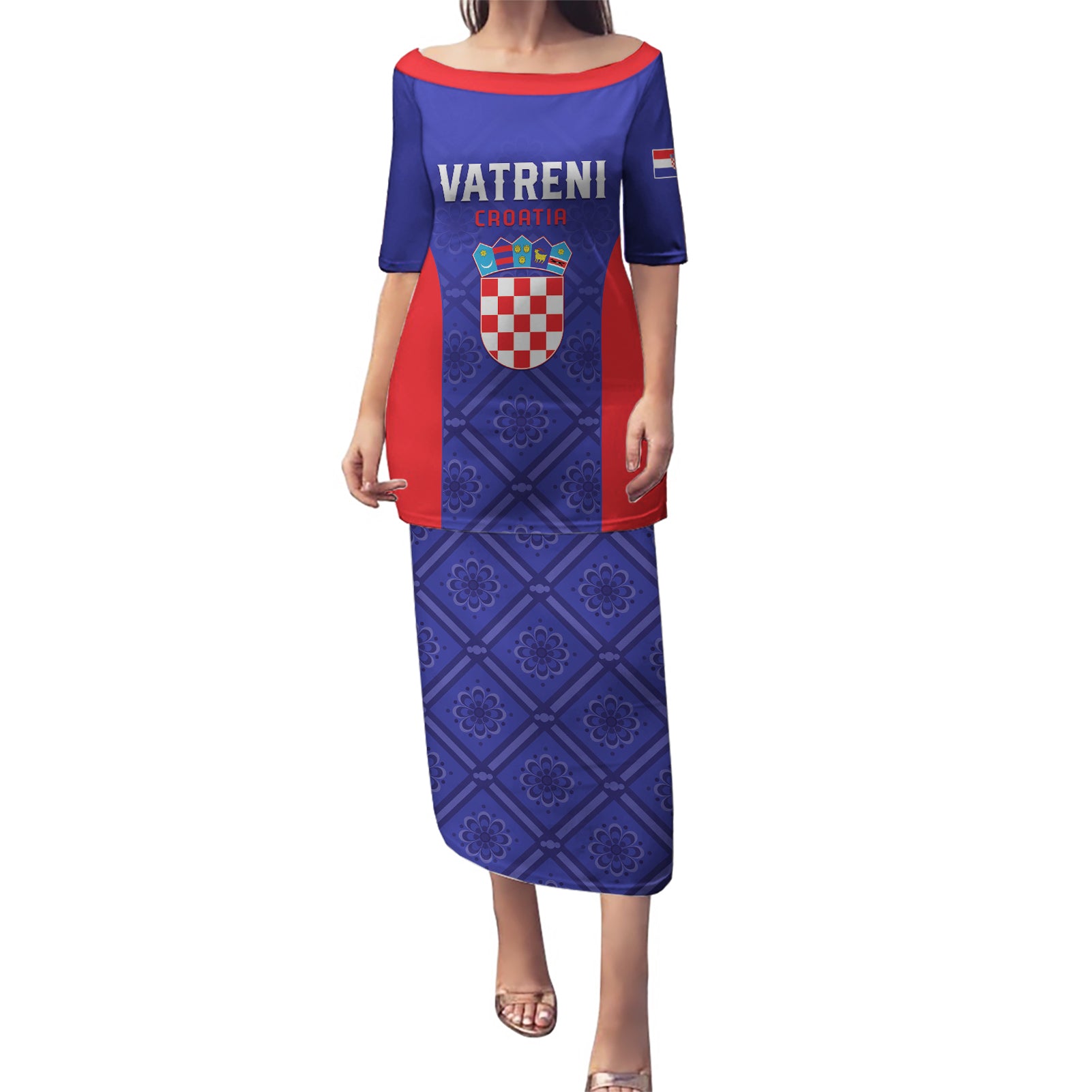 Personalized Croatia 2024 Football Puletasi Hrvatska Vatreni - Wonder Print Shop