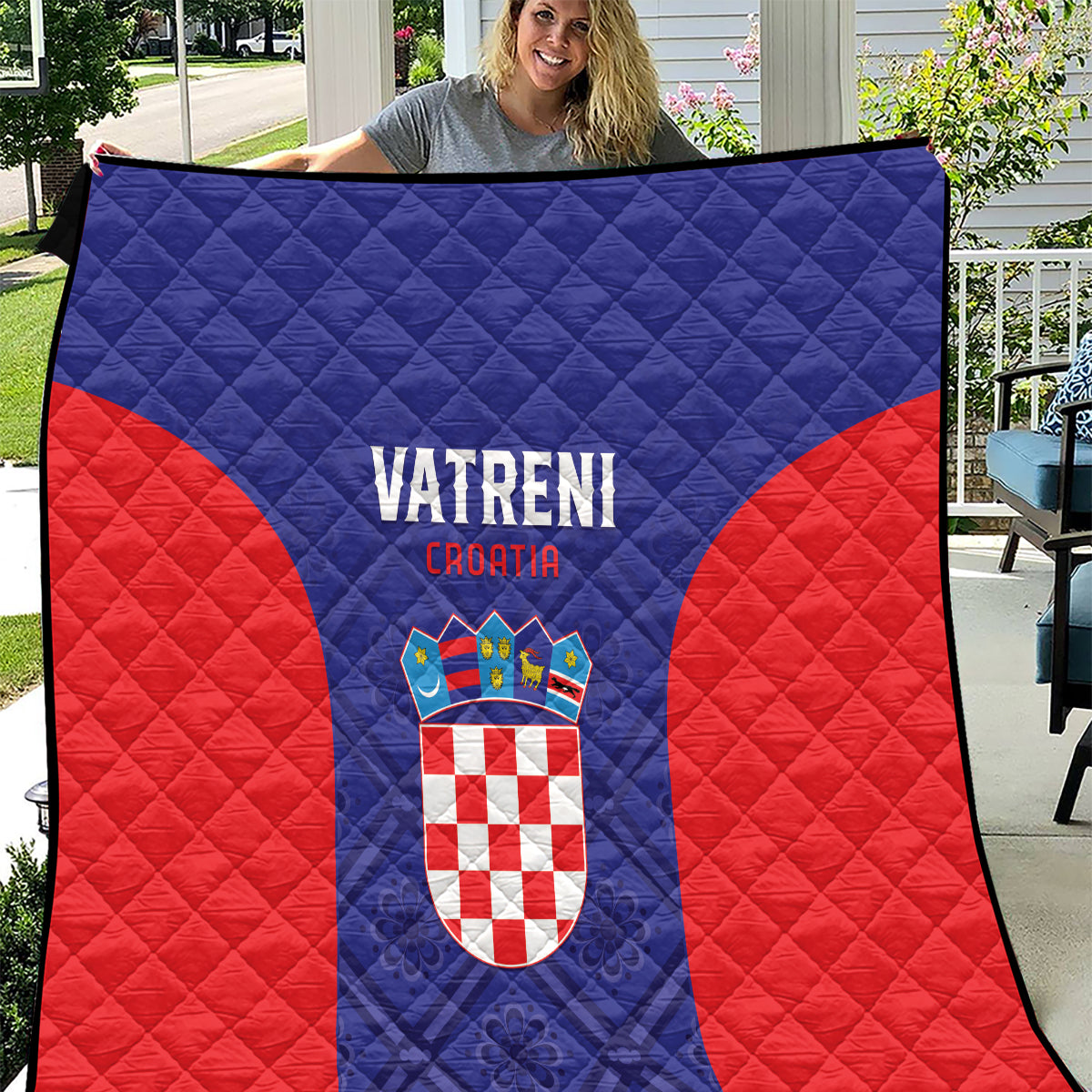Croatia 2024 Football Quilt Hrvatska Vatreni