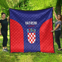 Croatia 2024 Football Quilt Hrvatska Vatreni - Wonder Print Shop