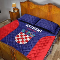 Croatia 2024 Football Quilt Bed Set Hrvatska Vatreni - Wonder Print Shop