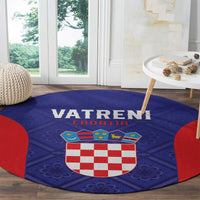 Croatia 2024 Football Round Carpet Hrvatska Vatreni