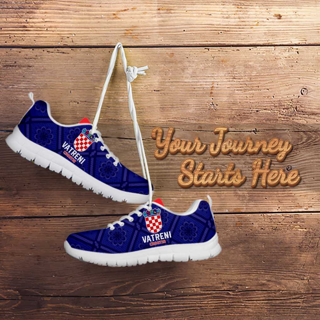 Croatia 2024 Football Sneakers Hrvatska Vatreni - Wonder Print Shop