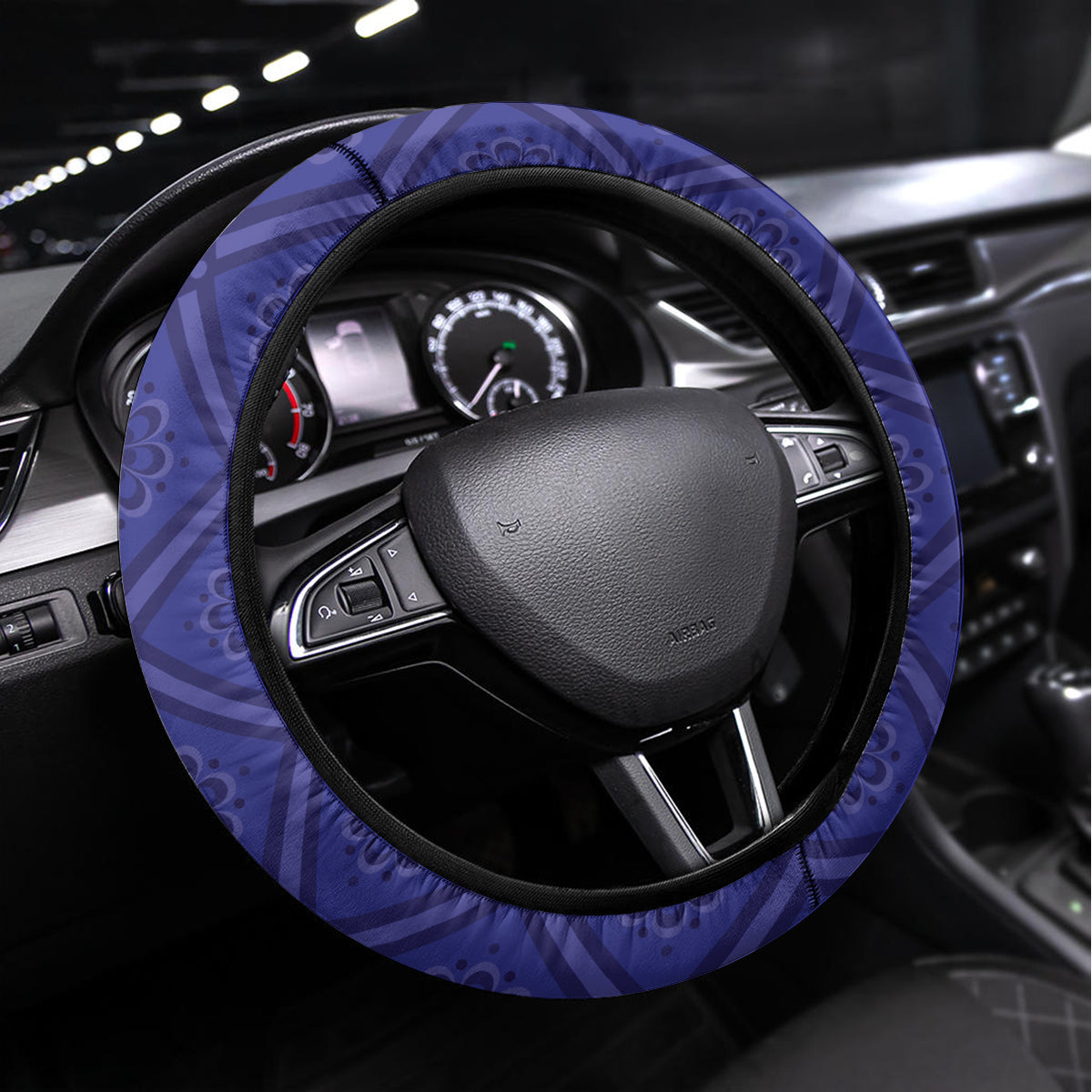 Croatia 2024 Football Steering Wheel Cover Hrvatska Vatreni - Wonder Print Shop