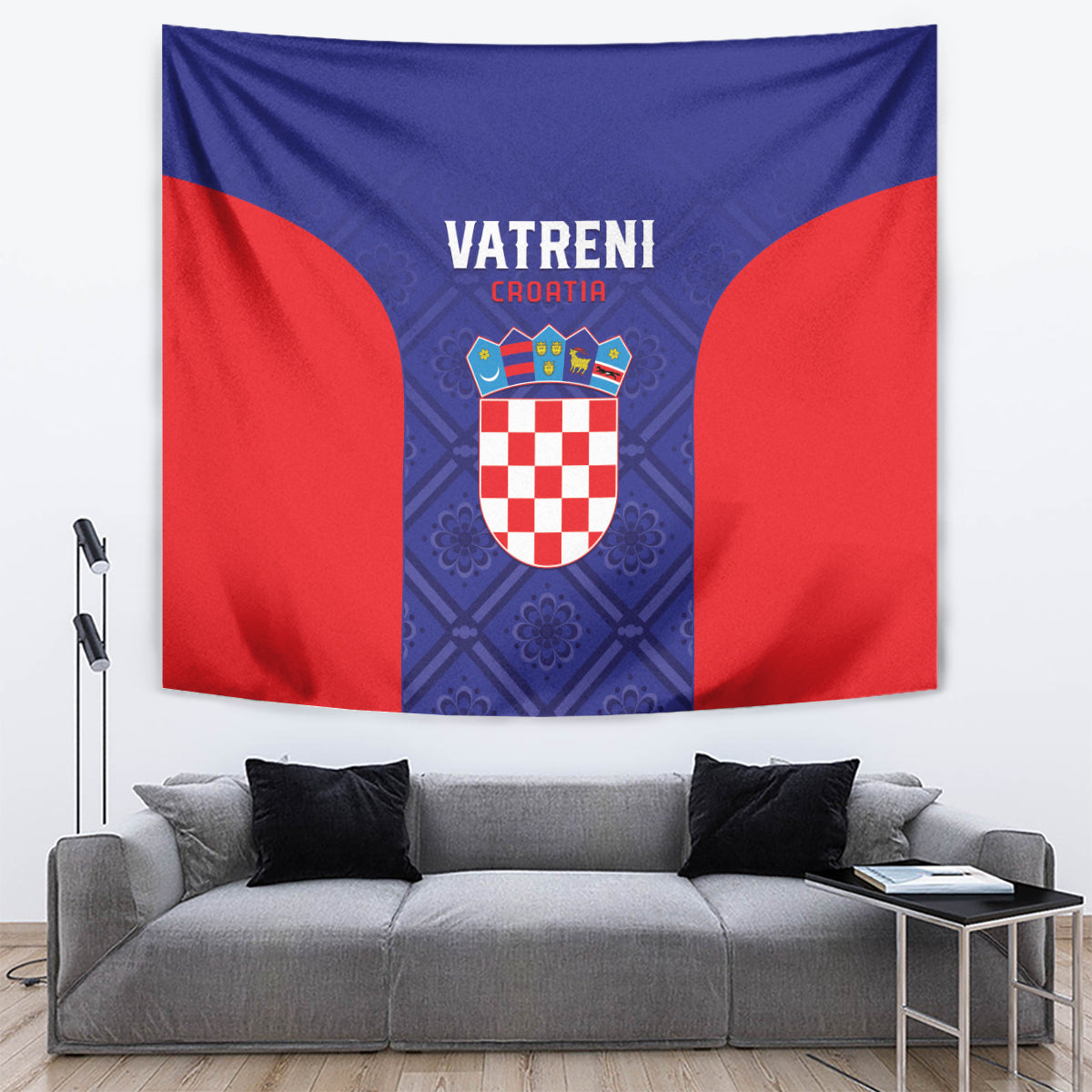 Croatia 2024 Football Tapestry Hrvatska Vatreni - Wonder Print Shop