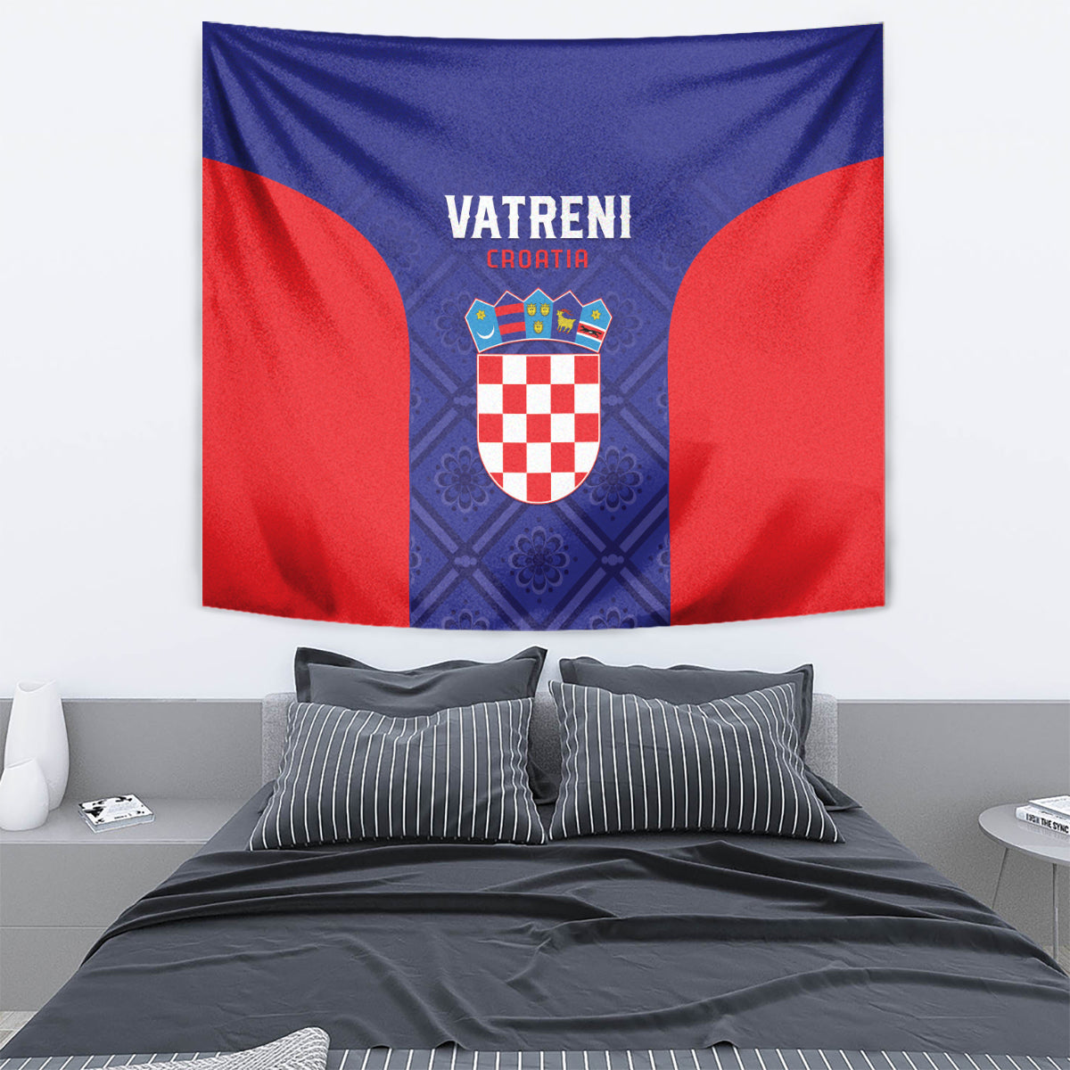 Croatia 2024 Football Tapestry Hrvatska Vatreni - Wonder Print Shop