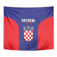 Croatia 2024 Football Tapestry Hrvatska Vatreni - Wonder Print Shop