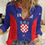 Personalized Croatia 2024 Football Women Casual Shirt Hrvatska Vatreni - Wonder Print Shop