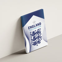 England 2024 Football Canvas Wall Art Come On The Three Lions - Wonder Print Shop