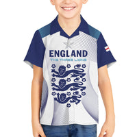 Personalized England 2024 Football Family Matching Summer Maxi Dress and Hawaiian Shirt Come On The Three Lions - Wonder Print Shop