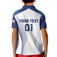 Personalized England 2024 Football Kid Polo Shirt Come On The Three Lions - Wonder Print Shop