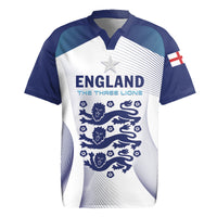 Personalized England 2024 Football Rugby Jersey Come On The Three Lions - Wonder Print Shop