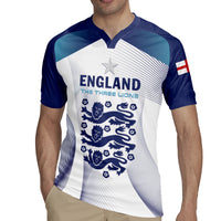 Personalized England 2024 Football Rugby Jersey Come On The Three Lions - Wonder Print Shop
