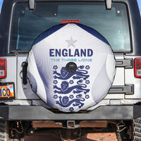 England 2024 Football Spare Tire Cover Come On The Three Lions - Wonder Print Shop