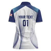 Personalized England 2024 Football Women Polo Shirt Come On The Three Lions - Wonder Print Shop