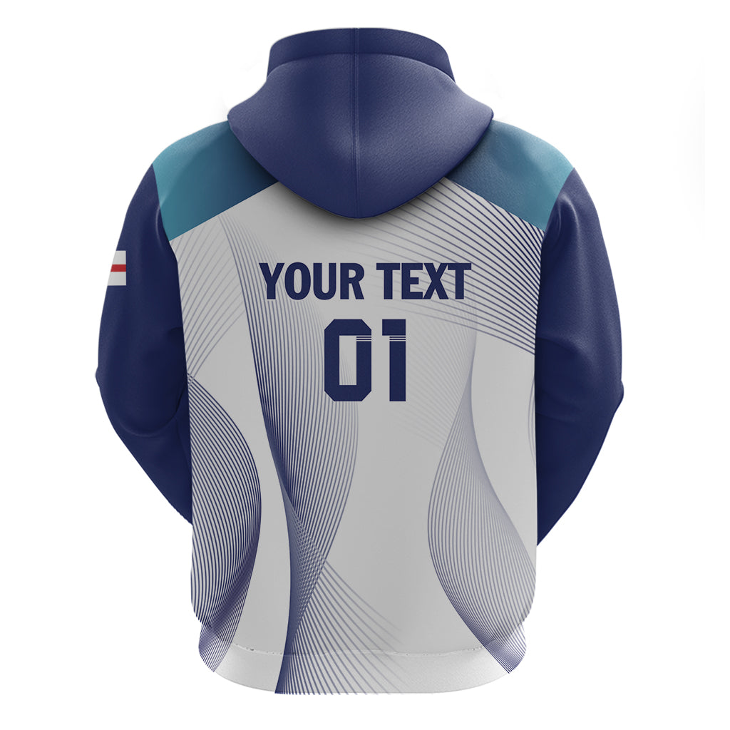 Personalized England 2024 Football Zip Hoodie Come On The Three Lions - Wonder Print Shop