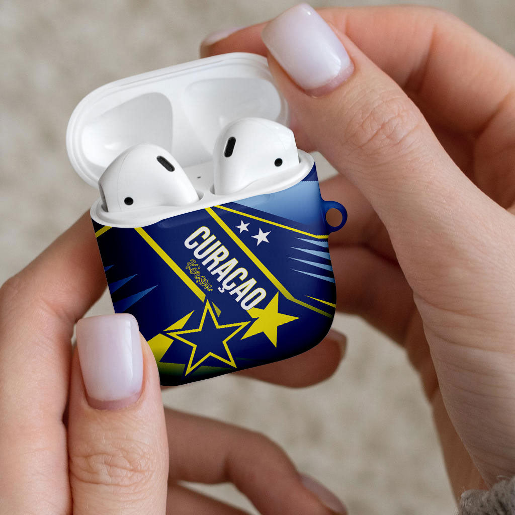 Country of Curacao AirPods Case Proud of Our Flag