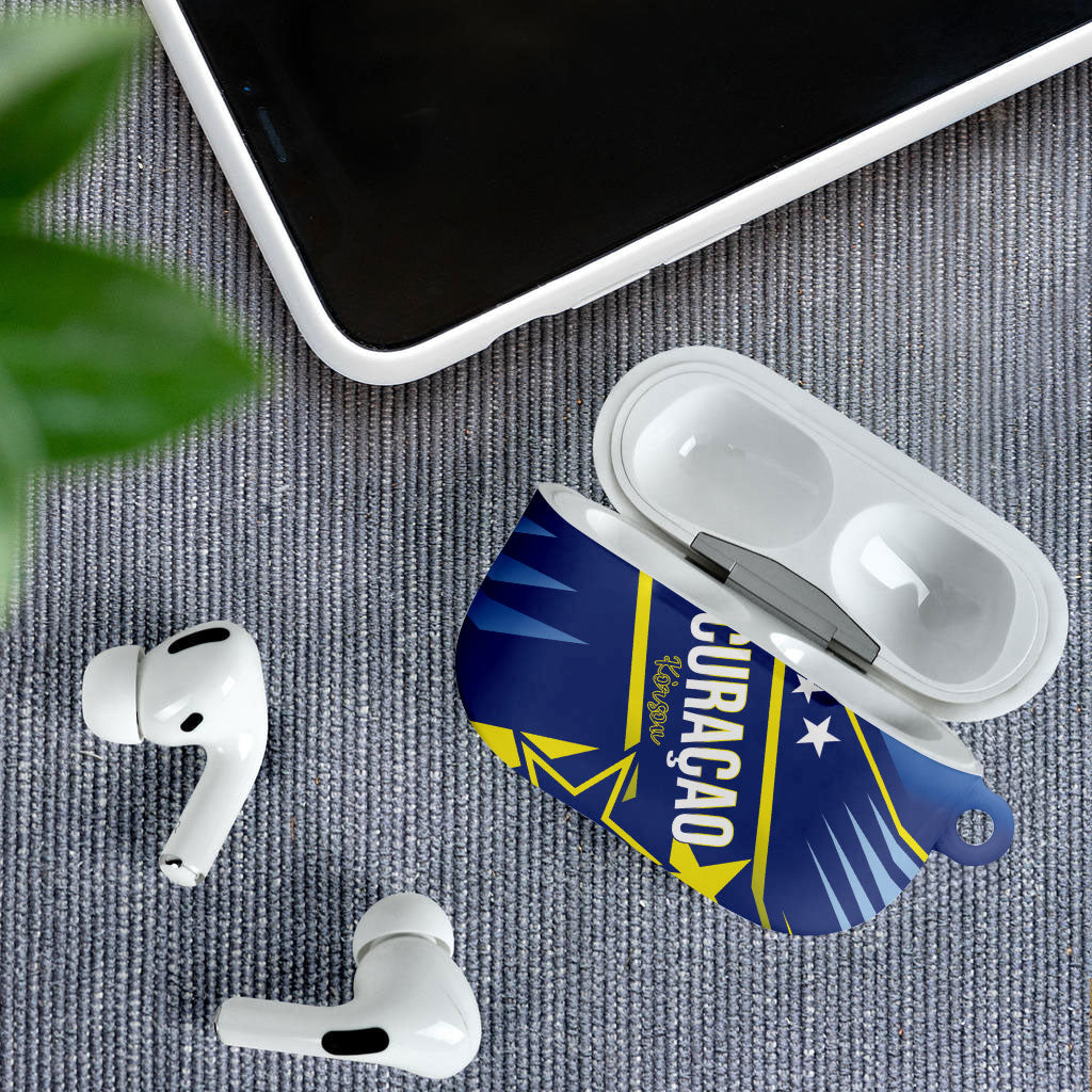 Country of Curacao AirPods Case Proud of Our Flag