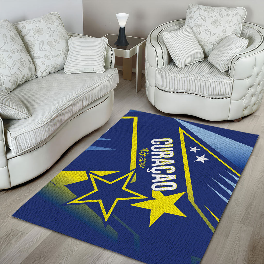 Country of Curacao Area Rug Proud of Our Flag