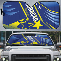 Country of Curacao Auto Sun Shade Proud of Our Flag