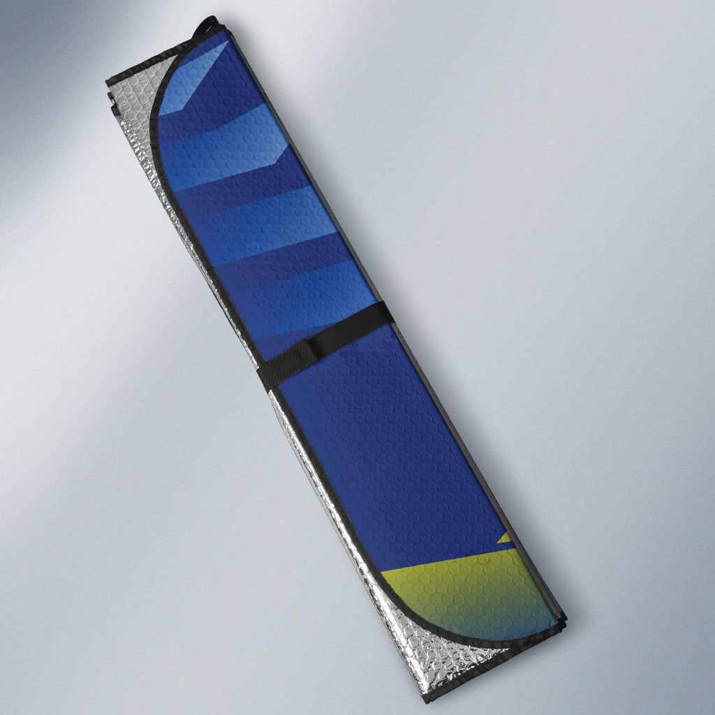 Country of Curacao Auto Sun Shade Proud of Our Flag
