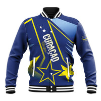 Personalized Country of Curacao Baseball Jacket Proud of Our Flag