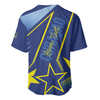 Personalized Country of Curacao Baseball Jersey Proud of Our Flag
