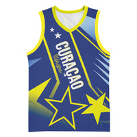 Personalized Country of Curacao Basketball Jersey Proud of Our Flag