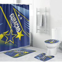 Country of Curacao Bathroom Set Proud of Our Flag