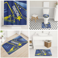Country of Curacao Bathroom Set Proud of Our Flag