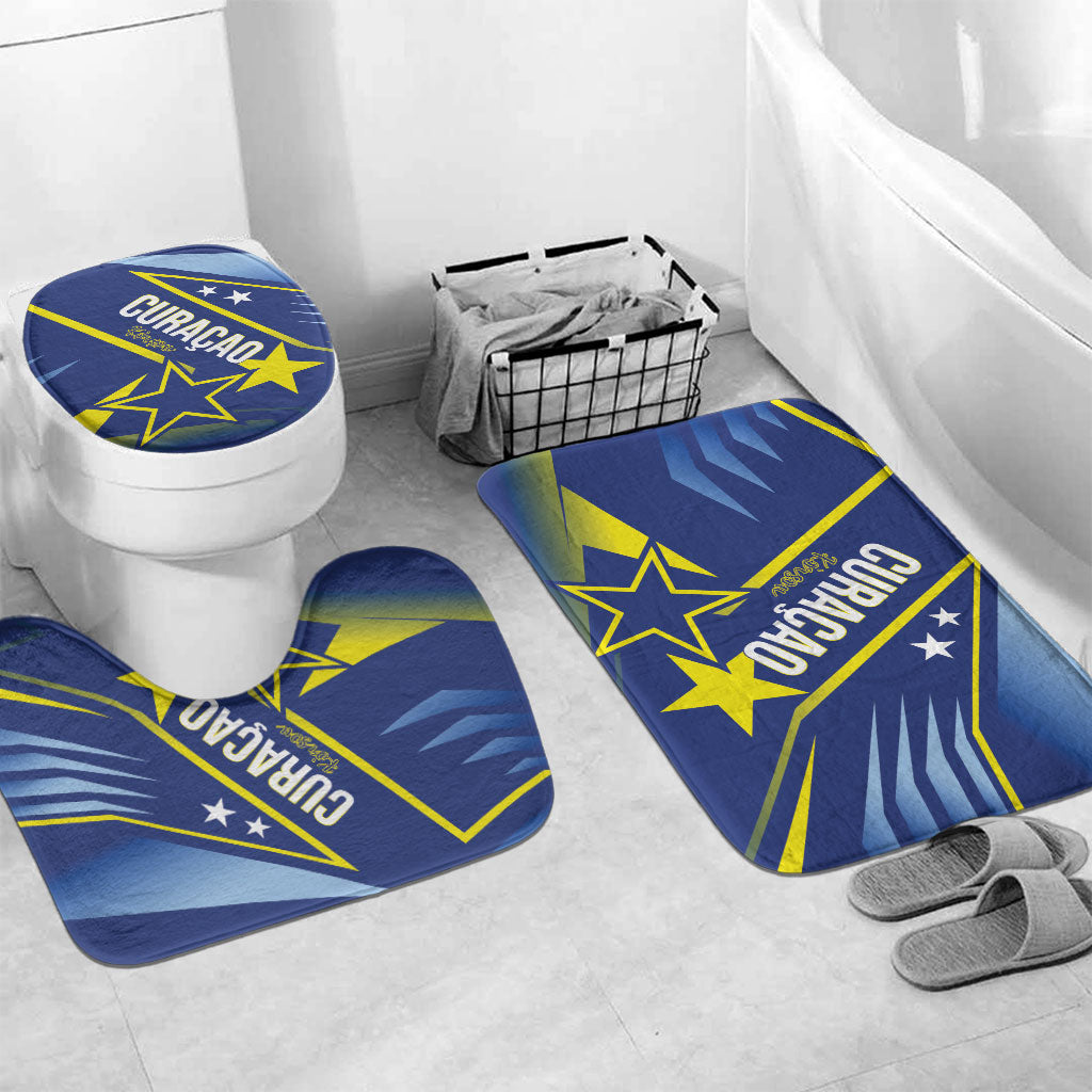 Country of Curacao Bathroom Set Proud of Our Flag