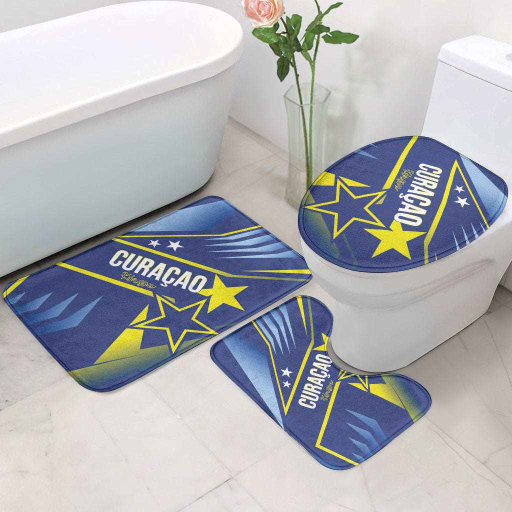 Country of Curacao Bathroom Set Proud of Our Flag